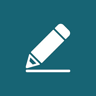 Icon, das einen Stift zeigt. 