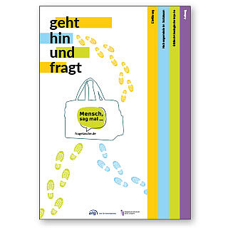Bild der Broschüre "geht hin und fragt."
